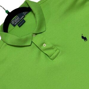 Polo Ralph Lauren Mens XL Green Soft Polo Shirt Short Sleeve Excellent